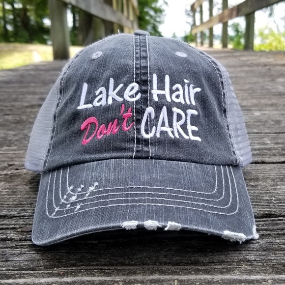 Wicked Vine Stitching Accessories - Lake Hair Don't Care Cap. baseball cap